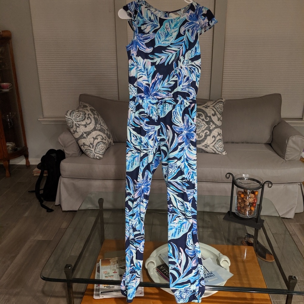BRAND NEW LITTLE PULITZER ODESSA JUMPSUIT